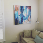abstract painting by leah prusiner